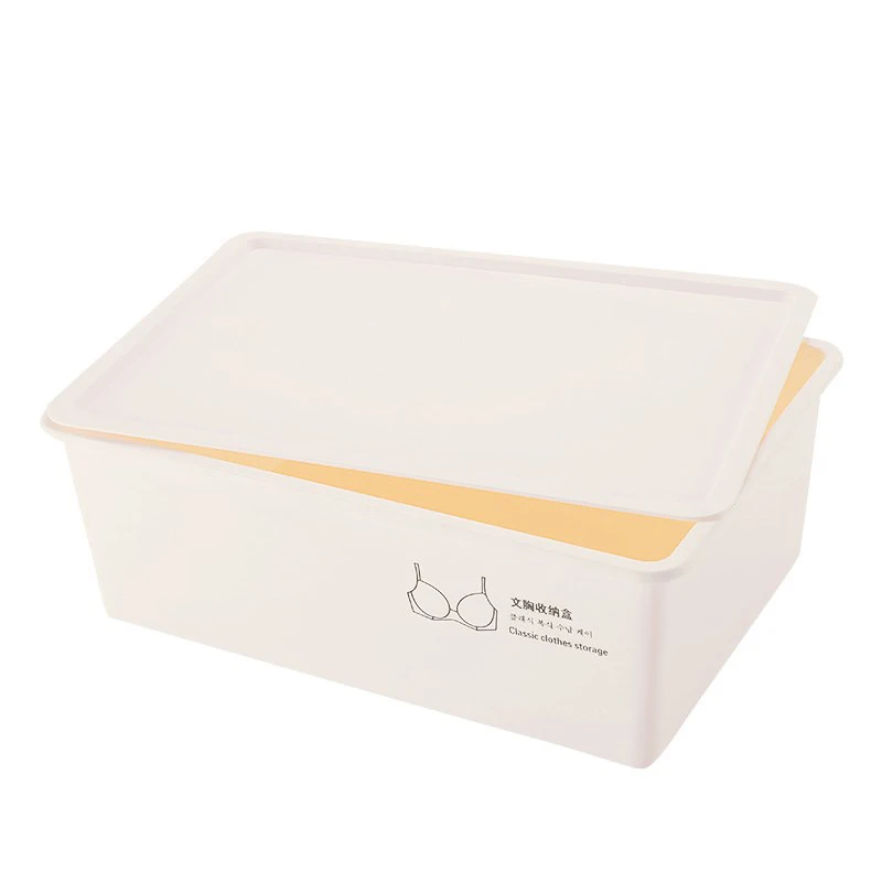 Beige 1 шт., нижнее белье для девочек, коробка для хранения косметики, ящик для хранения, бюстгальтер, носки, нижнее белье, комбинированный Органайзер - Цвет: Beige