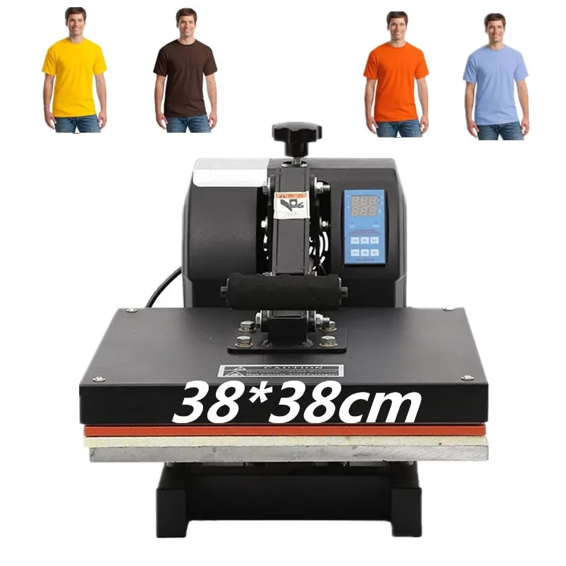 38x38CM High Pressure Heat Press Machine T-shirt Printing Sublimation Printer Phone Case Puzzle Mouse Pad Glass Rock | Компьютеры и