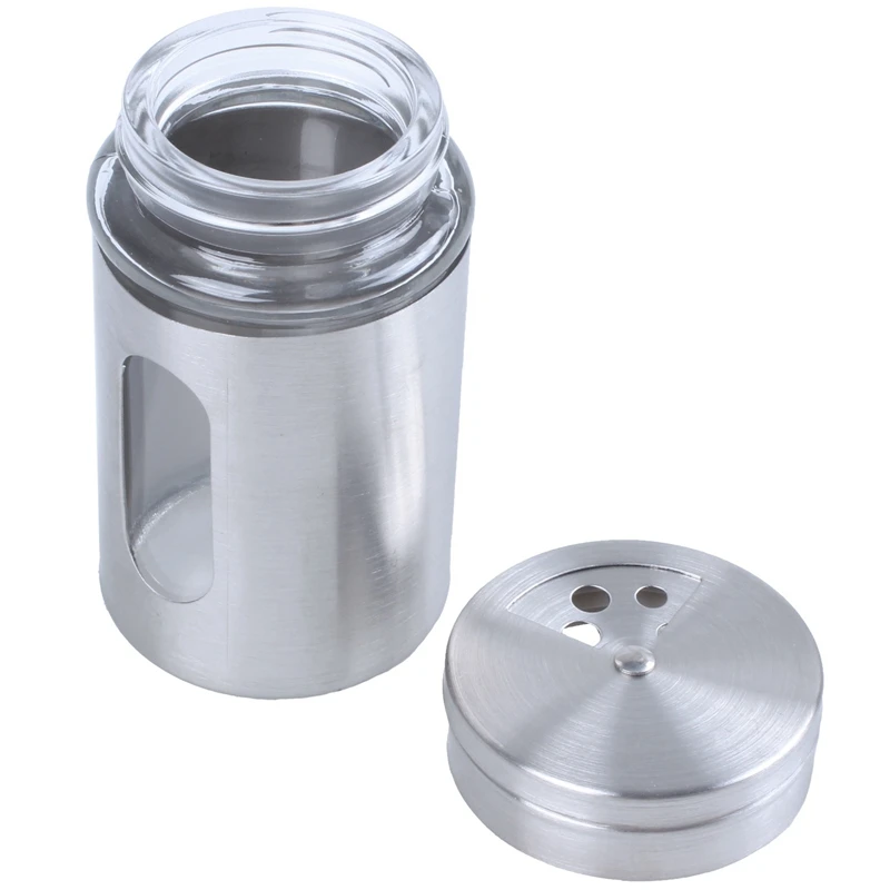 Нержавеющая Сталь мука чашка просеиватель выпечки сахар соль перец шейкер травы