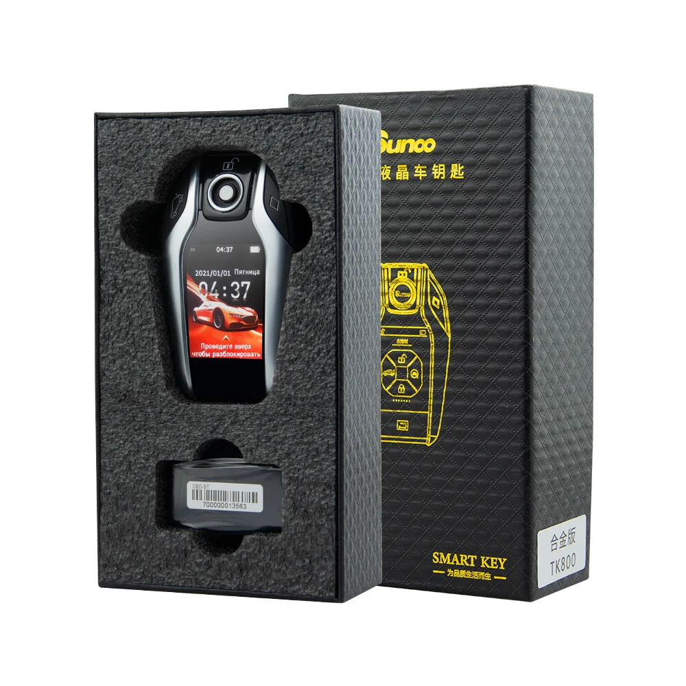 TK800 универсальный модифицированный автомобильный бутик Smart Remote Key ЖК-экран для