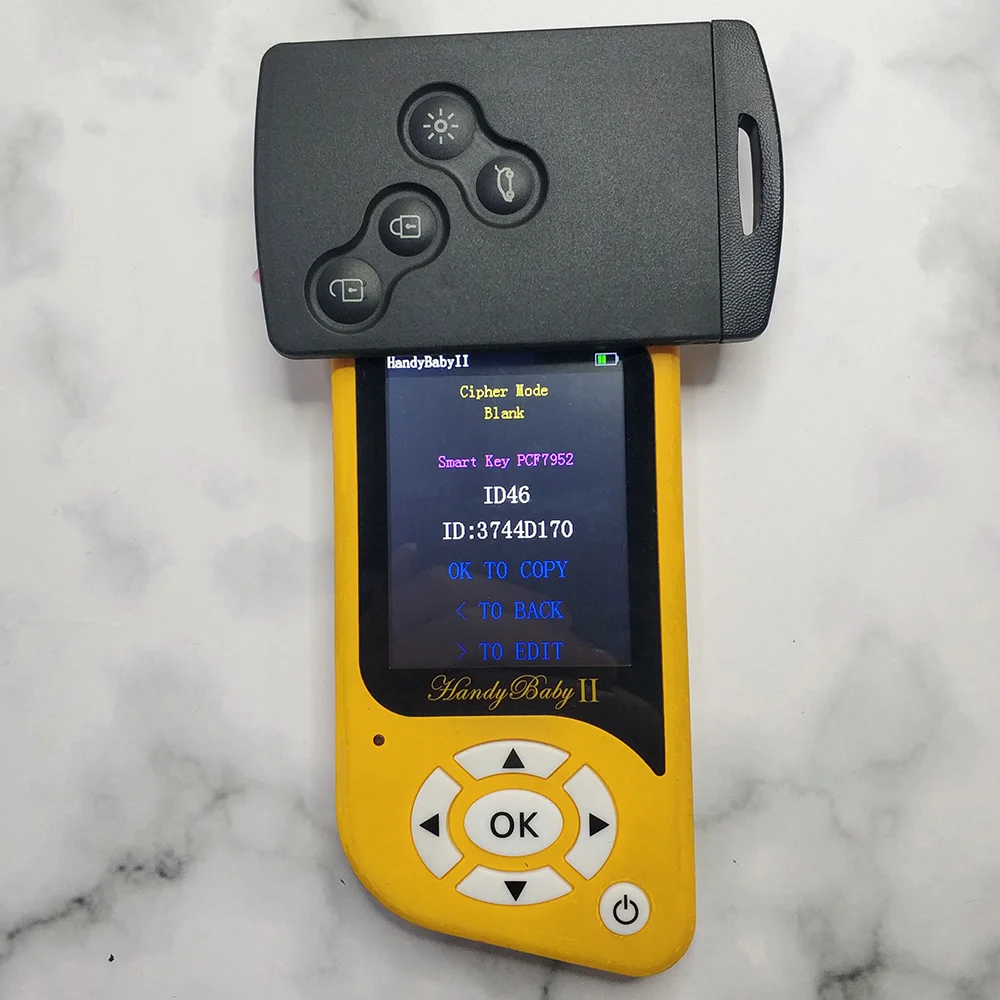 Смарт ключ KEYECU с дистанционным управлением 4 кнопки 433 МГц чип PCF7952 для Renault Koleos 2009