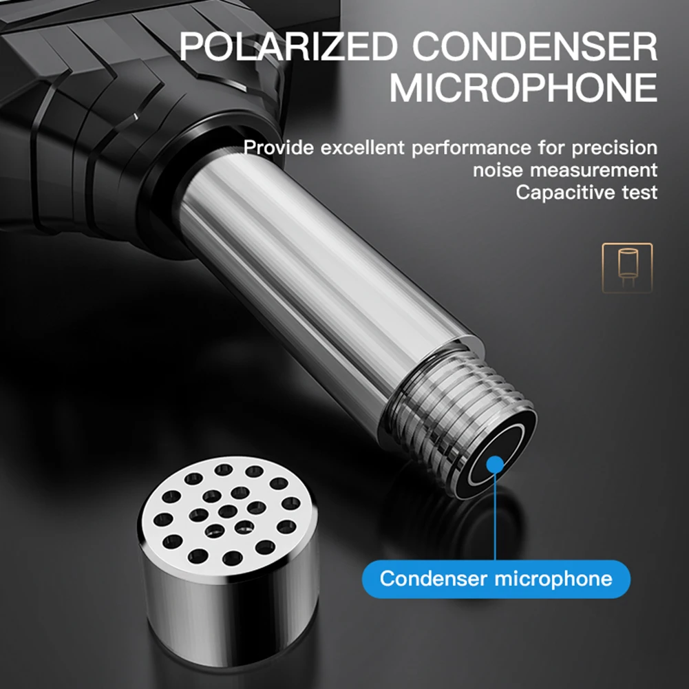 Шумомер 30 130 дБ цифровой измеритель уровня звука и шума устройство для измерения