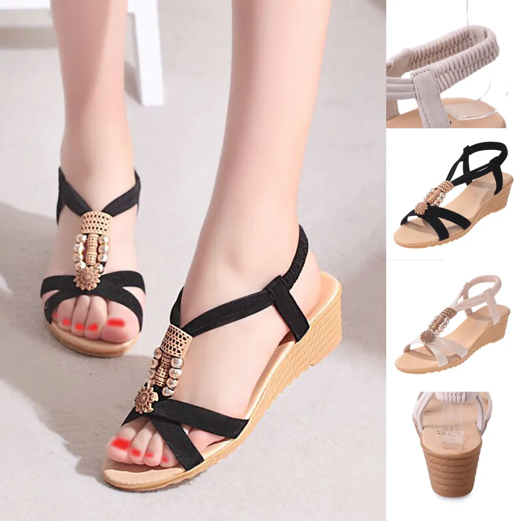 Удобные сандалии Летние вьетнамки Высококачественные гладиаторы на плоской