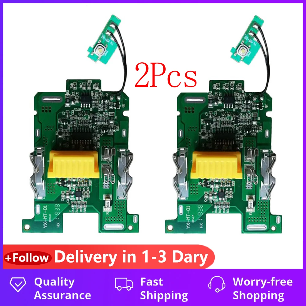 

BL1830 Li-Ion Battery BMS PCB Charging Protection Board for Makita 18V Power Tool BL1815 BL1860 LXT400 Bl1850 2Pcs