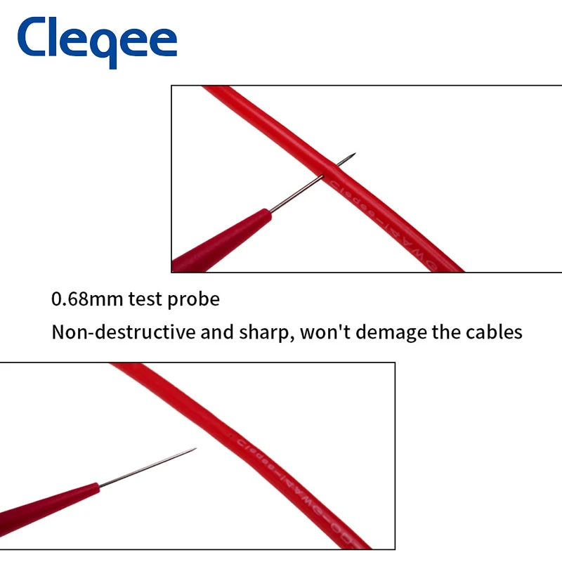 Cleqee P5007 Pro 15 шт. набор инструментов для спины прямые 90 135 градусов иглы пирсинга с 4