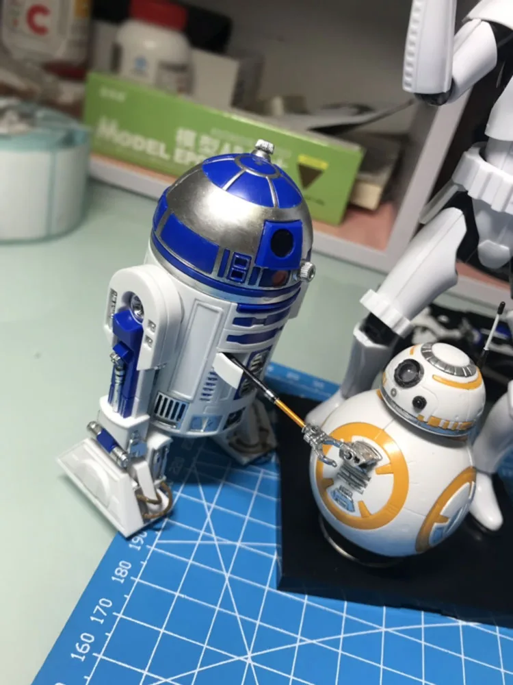 SMANXEY Star Wars Robots R2D2 Ring UFO Shape Interstellar Style Accessory Gift for Boys