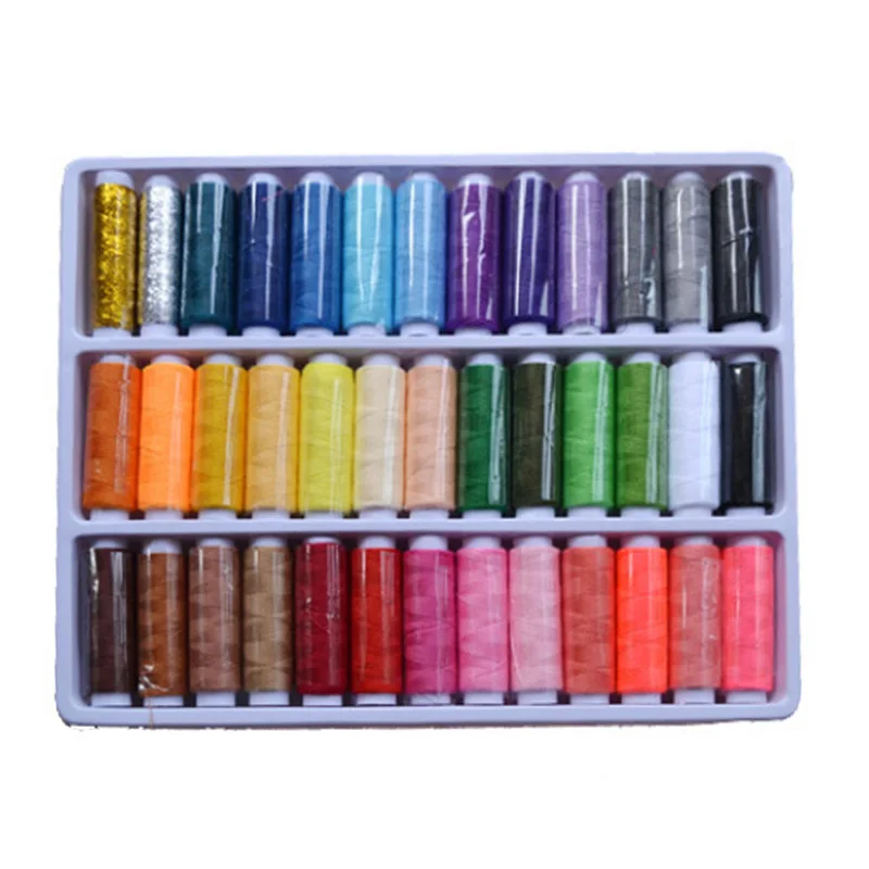 30 цветов нитки для шитья полиэстер хлопок нить ремесло патч руля поставки