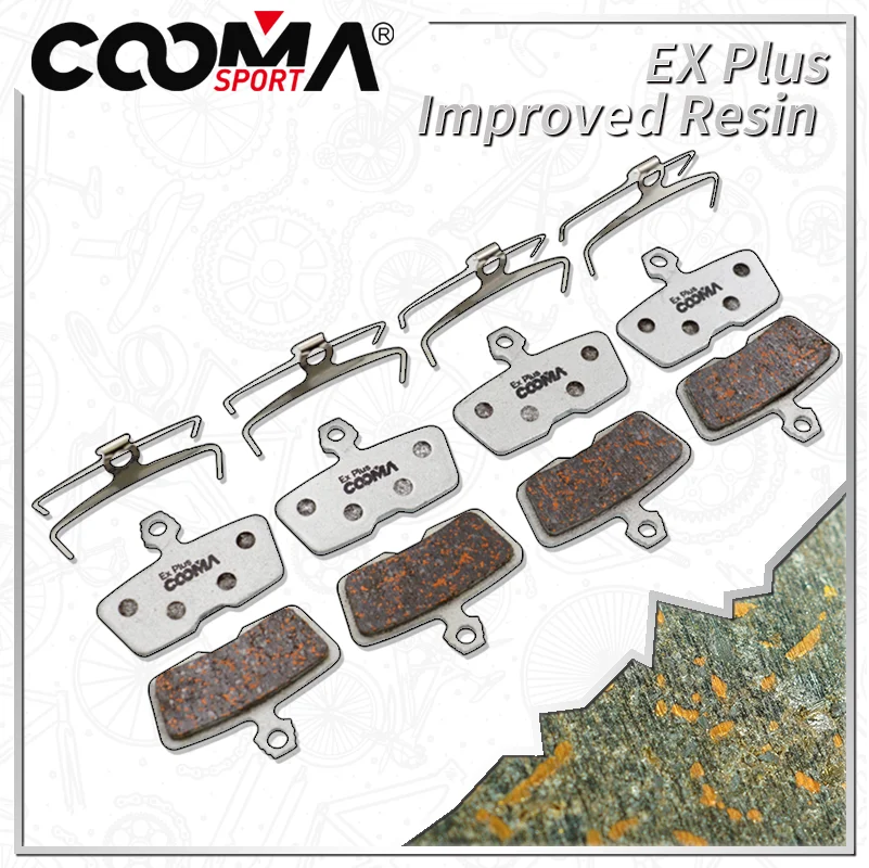 4 пары велосипедные тормозные колодки Ex Plus для кода AVID SRAM Код R (2011 до сих пор) Guide RE