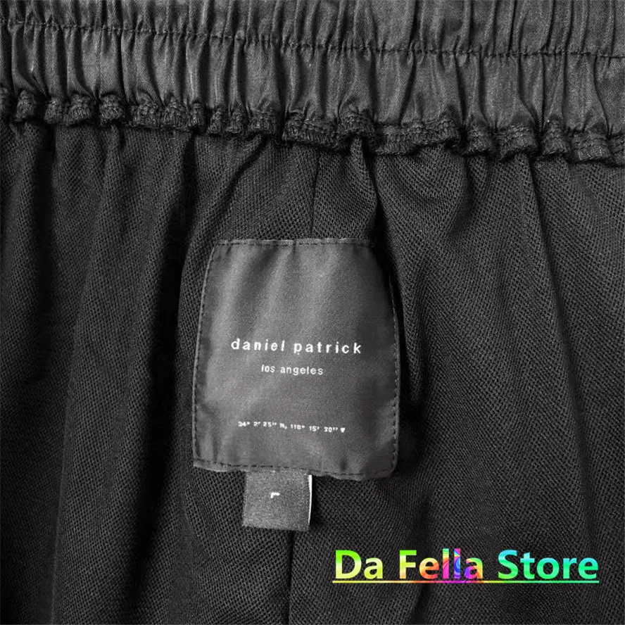 

Daniel Patrick Pants Men Women Casual Side White Stripe Daniel Patrick Logo Sweatpants DP Tracksuit Jogger Trousers Inside Tag