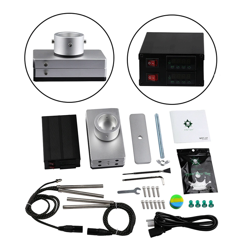 20 тонн пресс канифоль пластина с двойными 4*7 дюймов пластины нагрев подходит для