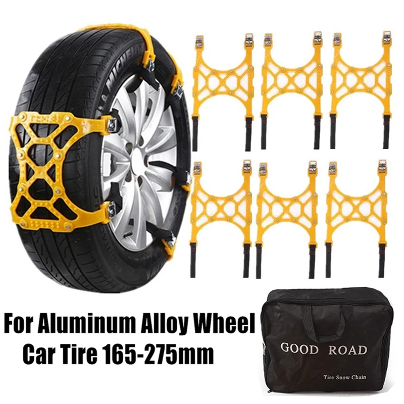 

1Set Wheels Snow Chains Car Snow Chain Road Chains Tyre Winter Roadway Safety Atv Anti-Skid Snow Chains