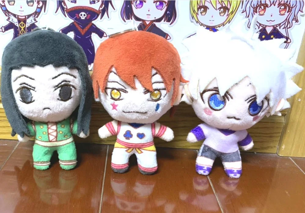 

HUNTER x HUNTER Model 13cm Plush Pendant HxH Zoldyck Killua Illumi Morow Hisoka Kulolo Feitan HUNTERxHUNTER Stuffed Toy
