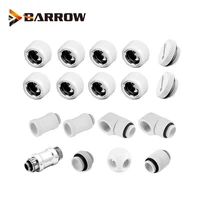 barrow fitting kit od12mm14mm16mm hand compression hard tube fitting rigid tubing water cooling metal connector g14 fitting