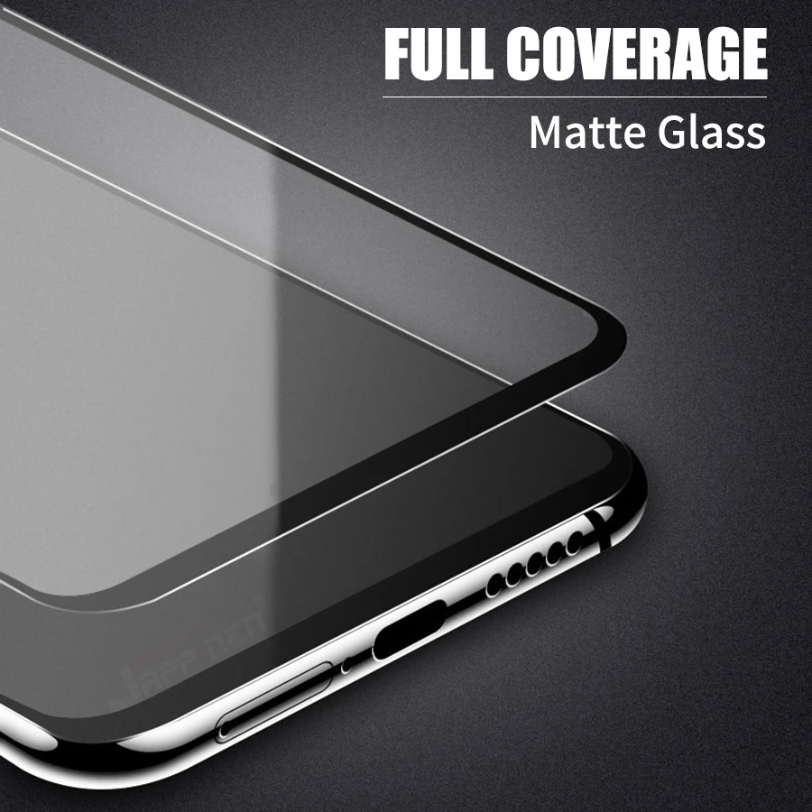 Screen Protector Full Glue Cover Matte Tempered Glass For Xiaomi Mi 9T 9 SE 8 A2 Lite Pocophone F1 Mix 3 Redmi Note 7 6 K20 Pro | Мобильные