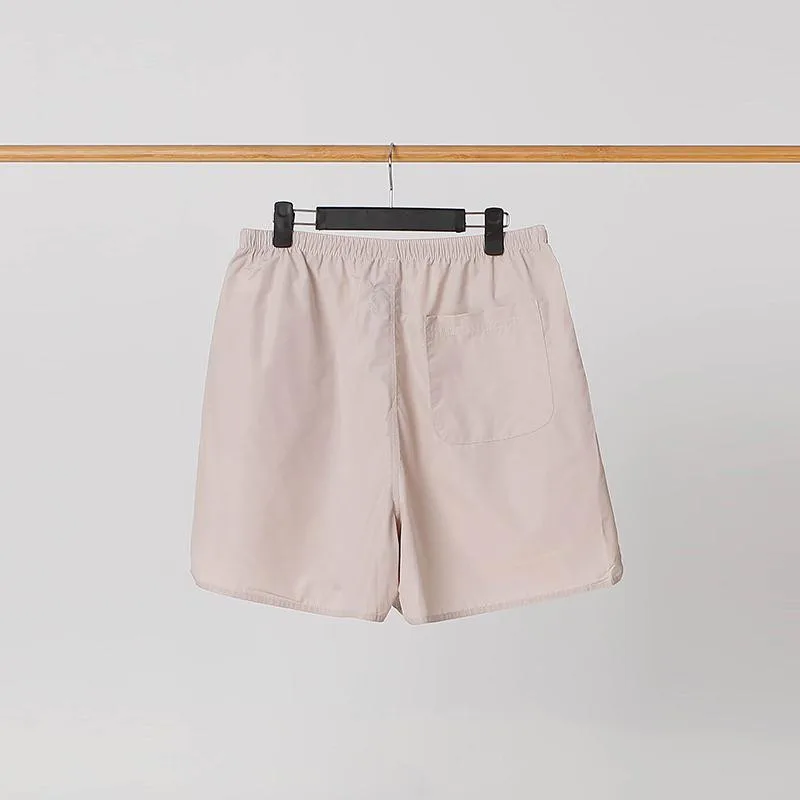 

2021 Summer New Black Fashion Men's Shorts Quick-Drying Reflective Logo Street Hip-Hop Loose Couple Casual Beach Shorts