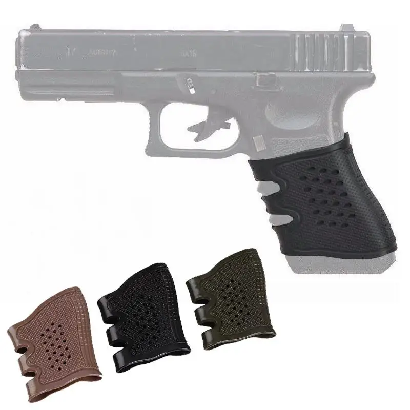 Тактический Пистолет резиновая ручка анти-скользящие перчатки для Glock 17 мм 19 мм 20 мм 21 22 23 31 32