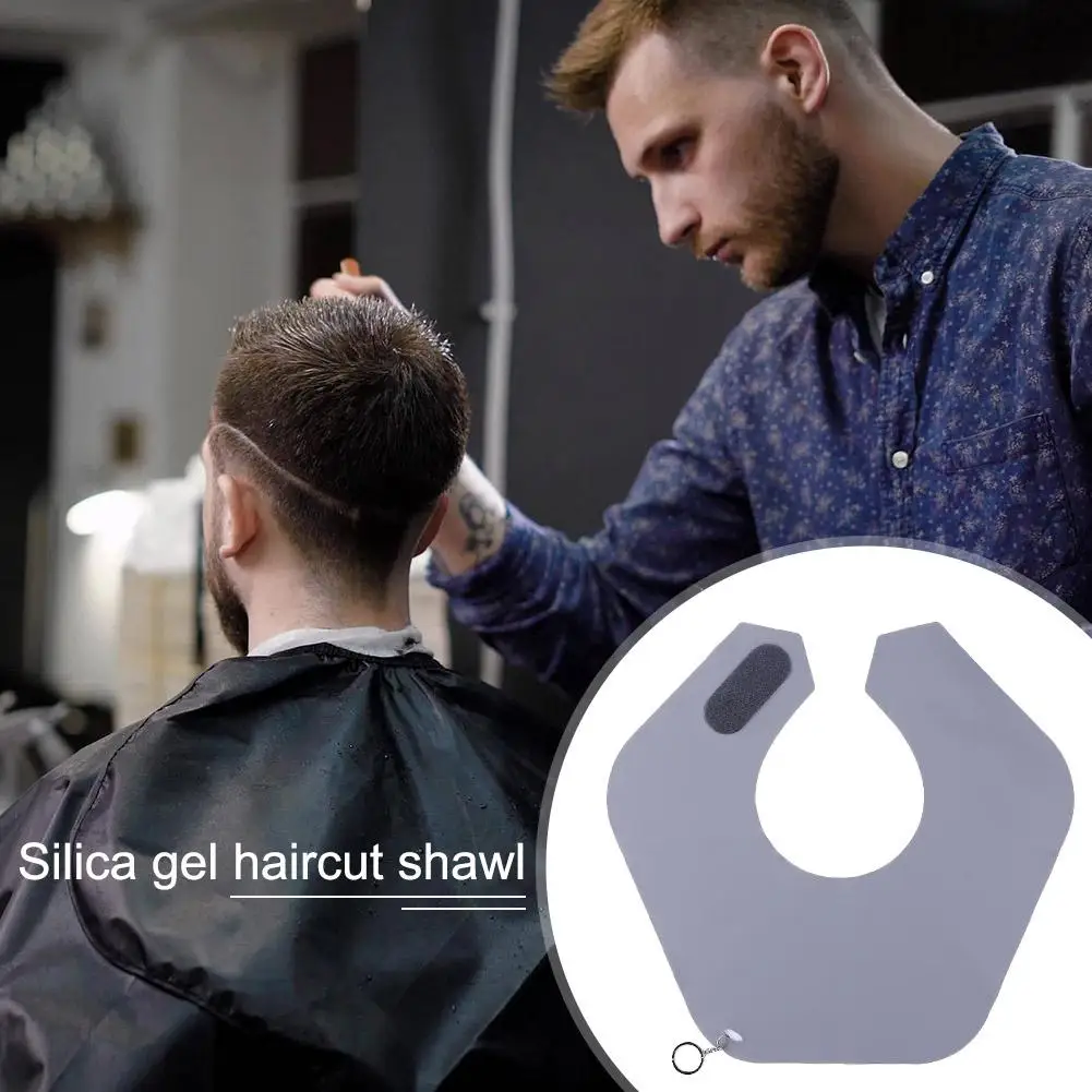 

Silicone Haircut Shawl New Hairstyle Shawl 1 Piece Silicone Cut Super Neck Strap Environmentally Friendly and Comfortable