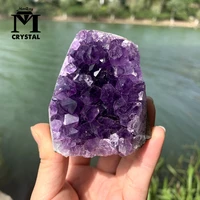 1pc natural uruguayan amethyst cluster mineral specimen deep violet quartz amethyst block irregular stone for home decoration