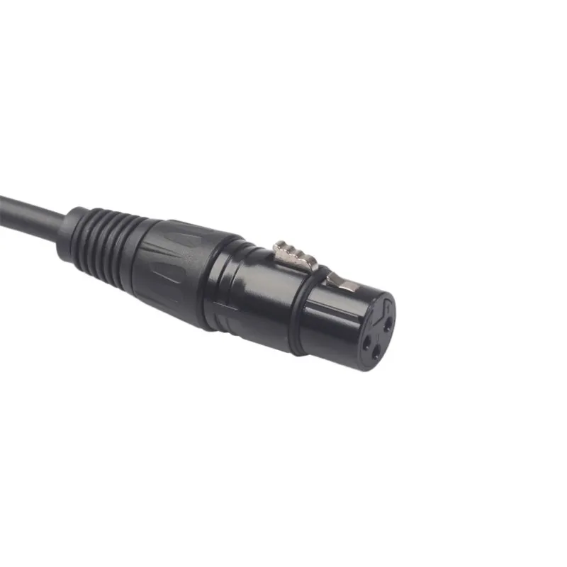 Профессиональный 1 фут 3p Xlr Женский Джек-двойной 2 штекер сплиттер кабель адаптер