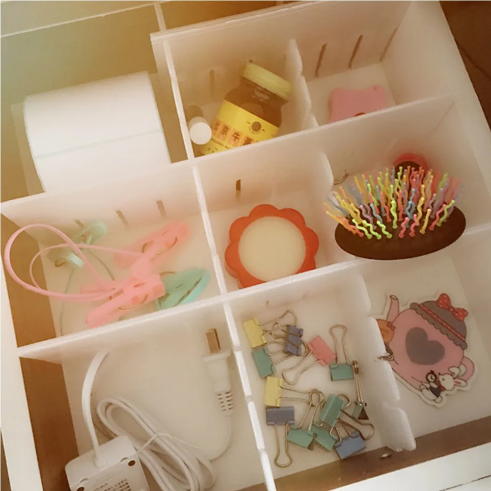 Пластиковый зеркальный разделитель предметы первой необходимости нижнее белье