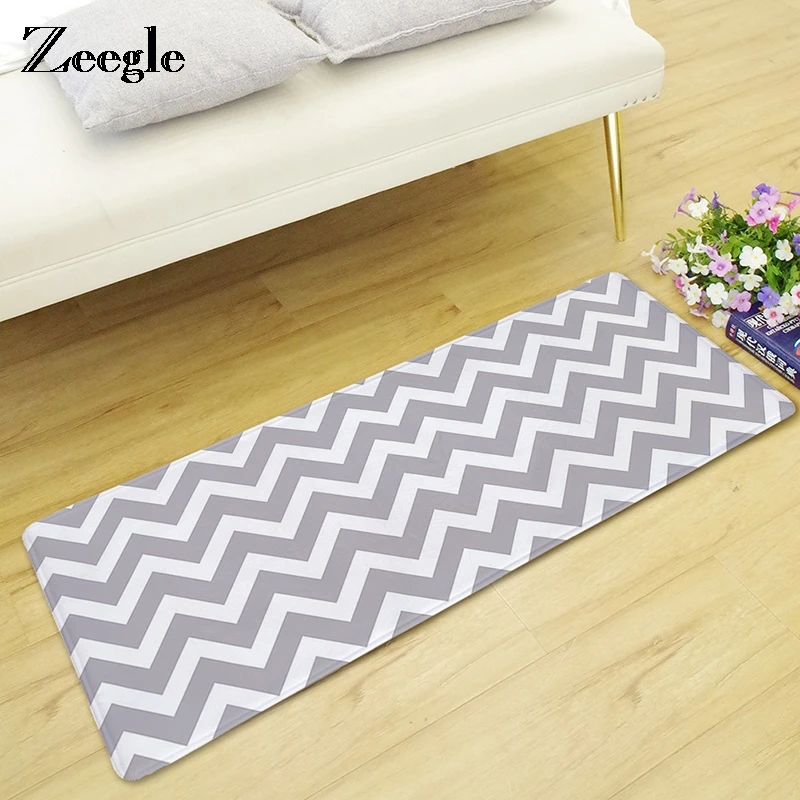 Полосатый напольный коврик Zeegle ковер для гостиной детской спальни
