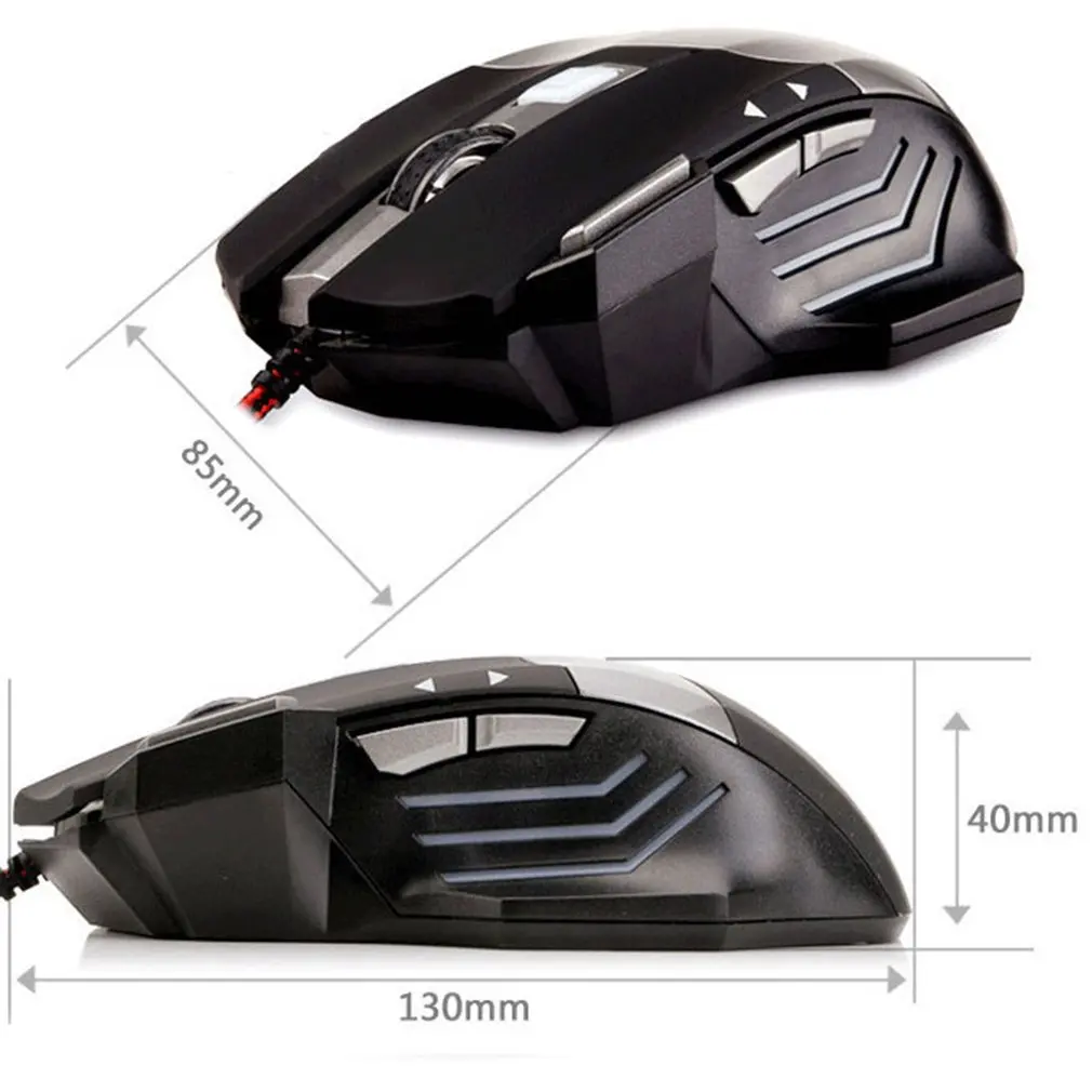 Мышь gamer Mouse Проводная игровая мышь USB ресивер 2 4 ГГц оптическая проводная для ПК