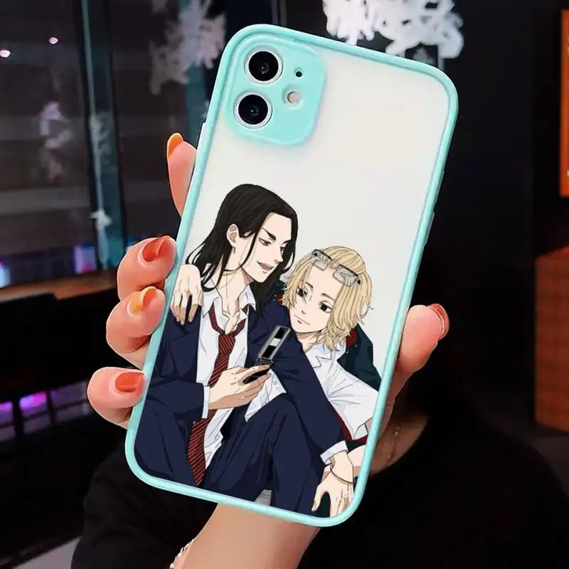 

Tokyo Revengers Phone Case Clear Funda matte transparent For blue iPhone 7 8 x xs xr 11 12 pro plus max mini