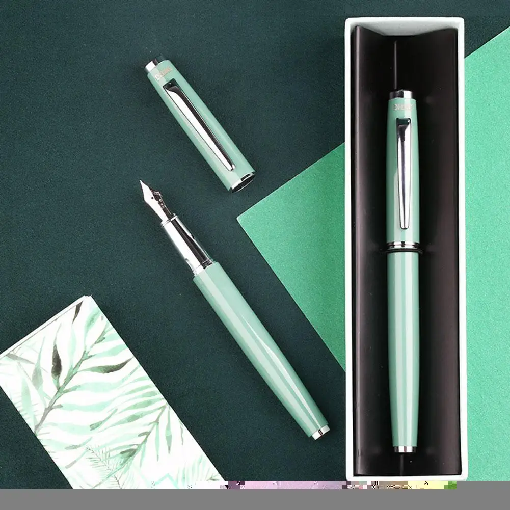 

1 Pcs Metal Fountain Pen Morandi Color EF tip Little Writing Fountain Stationery Pen Small Artist Fresh Writing Nib Gift Pe M8P5