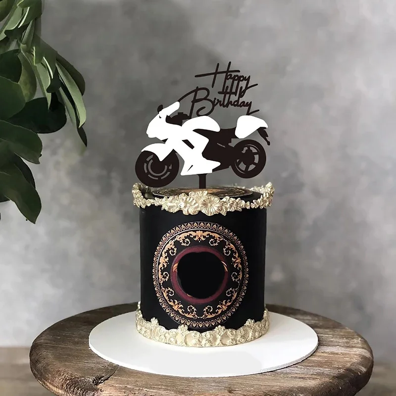 Топпер для торта детский акриловый с надписью Happy Birthday товары украшения |