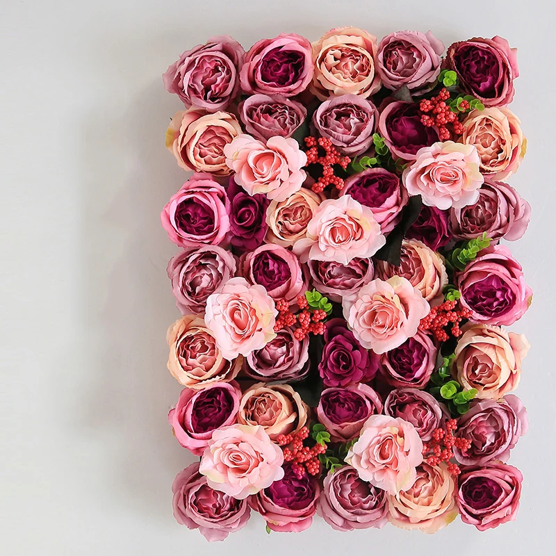 24 yumai 40* 60 см Розовые Лепестки Искусственных Цветов Фон Стены Свадебные Украшения - Цвет: 24