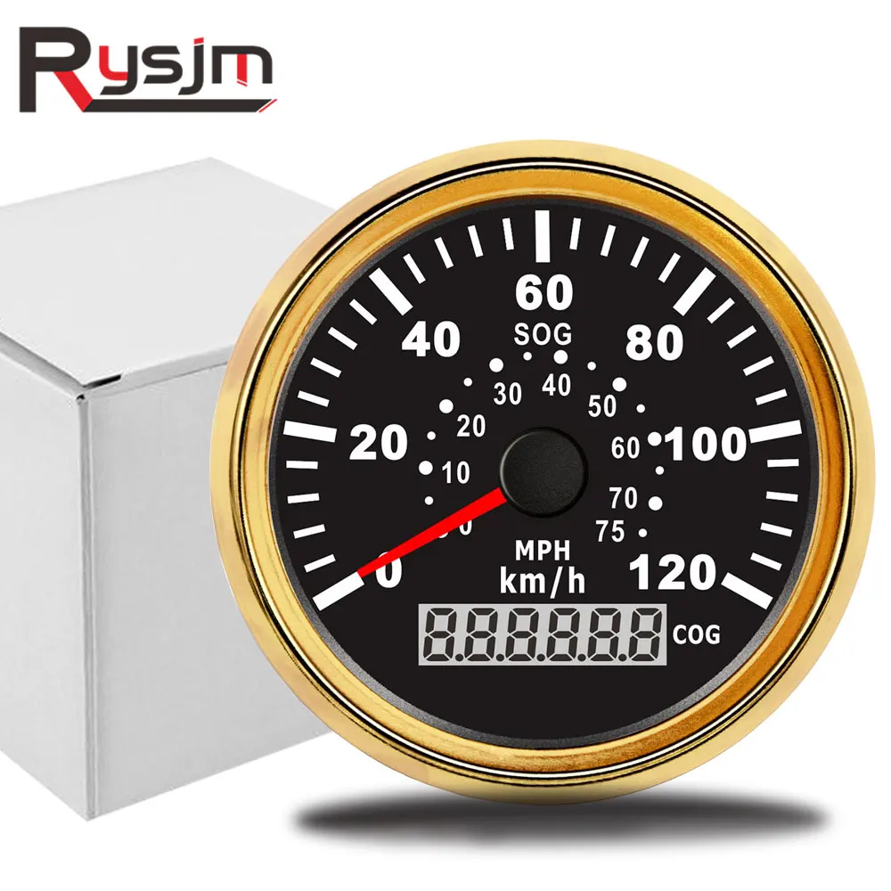 Автомобильный GPS-датчик скорости 85 мм водонепроницаемый цифровой измеритель COG SOG