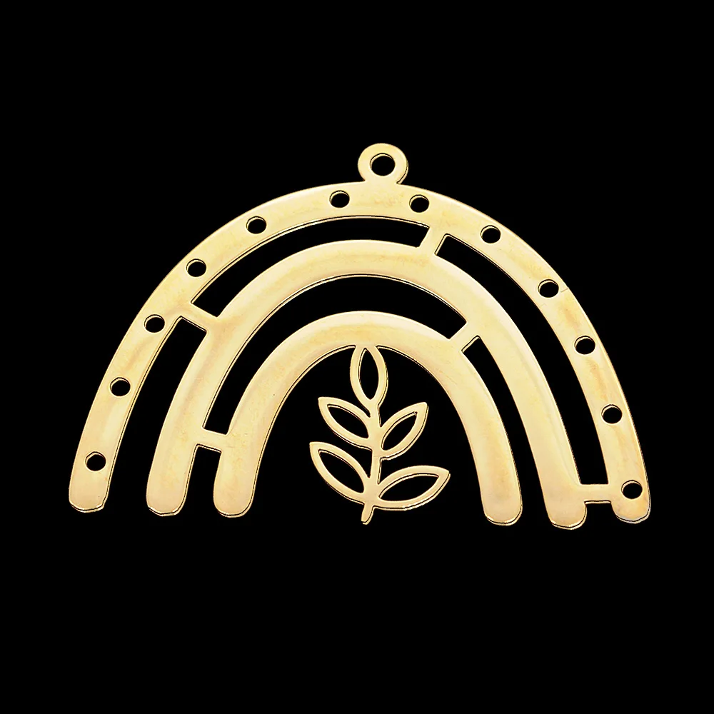 

Полукруглые серьги-подвески из нержавеющей стали 100%, 5 шт./лот, 36 мм