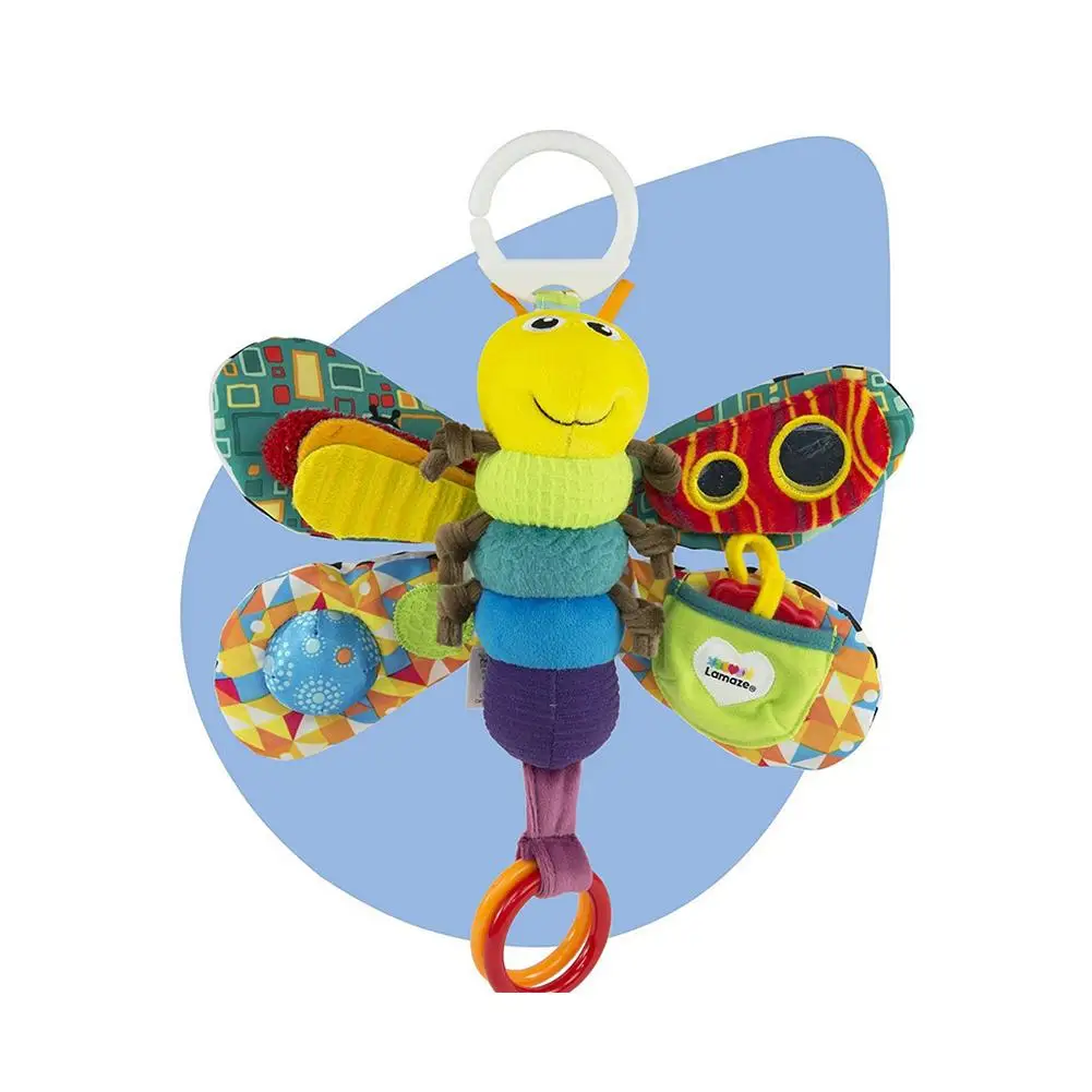 

Baby Multifunctional Butterfly Pendant Plush Doll with Ringing Paper for Children Bedroom Decorations