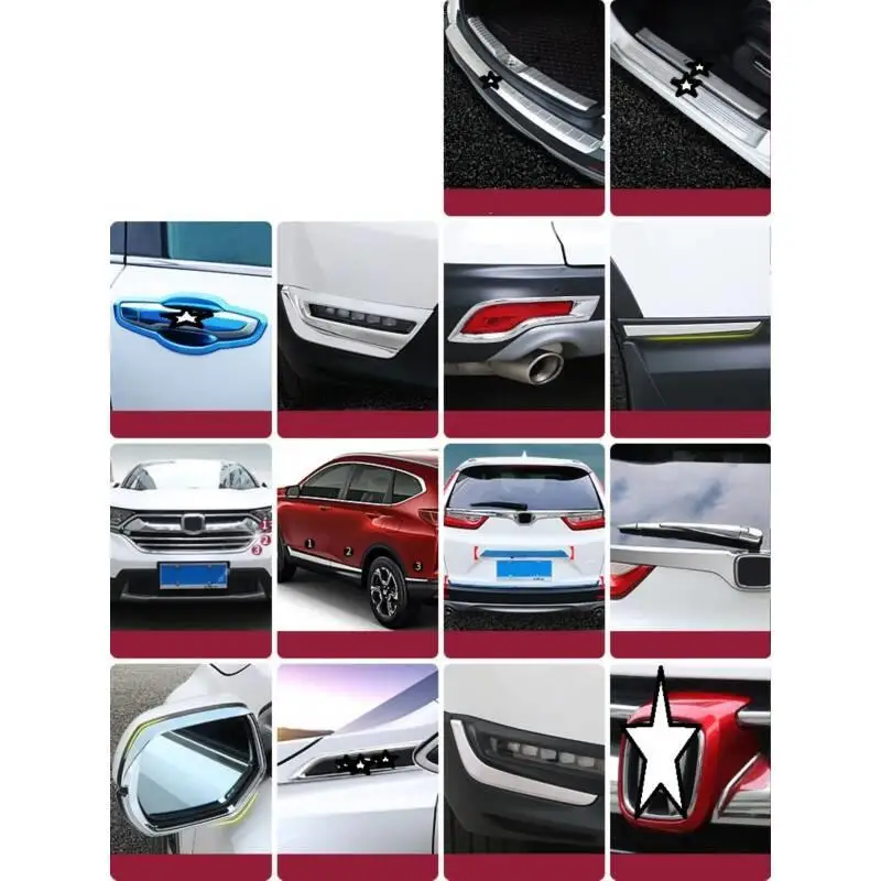 Автомобильный декоративный модифицированный стикер для украшения кузова на