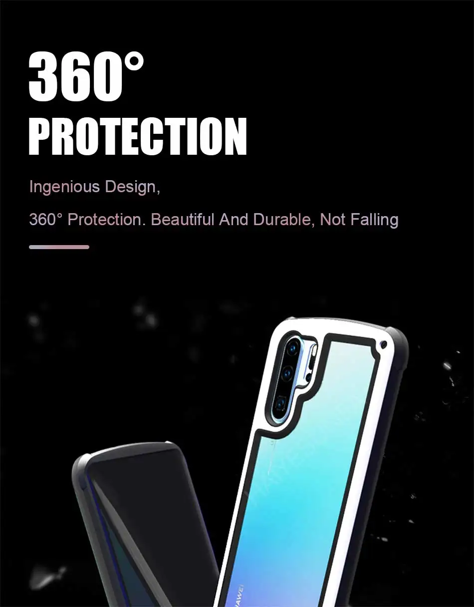 Роскошный противоударный полный чехол силиконовый чехол для huawei P30 Pro P20 mate 20 Прозрачные телефонные чехлы P30 P20 mate 20 Lite мягкий чехол