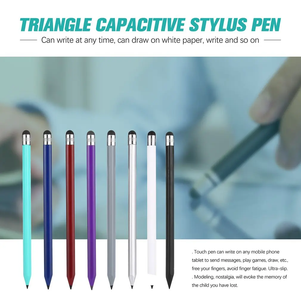 

Triangle Capacitive Touch Screen stylus Pen For IPad Smart Phone Pen stylus Nib Capacitive Screen Stylus pen