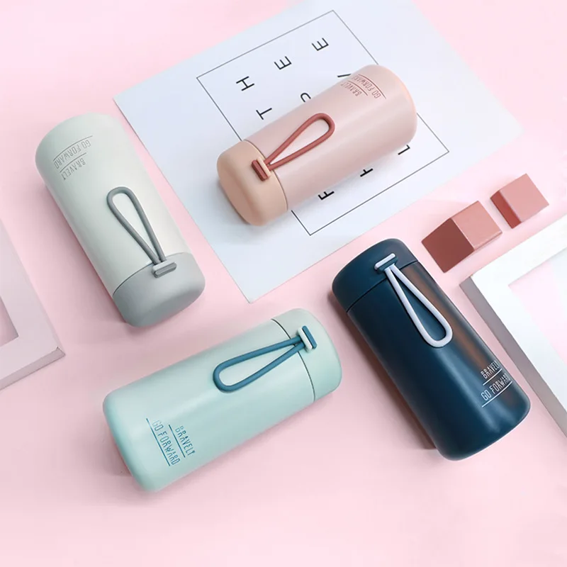 Мини термос из нержавеющей стали бутылка для воды простая кофейная чашка