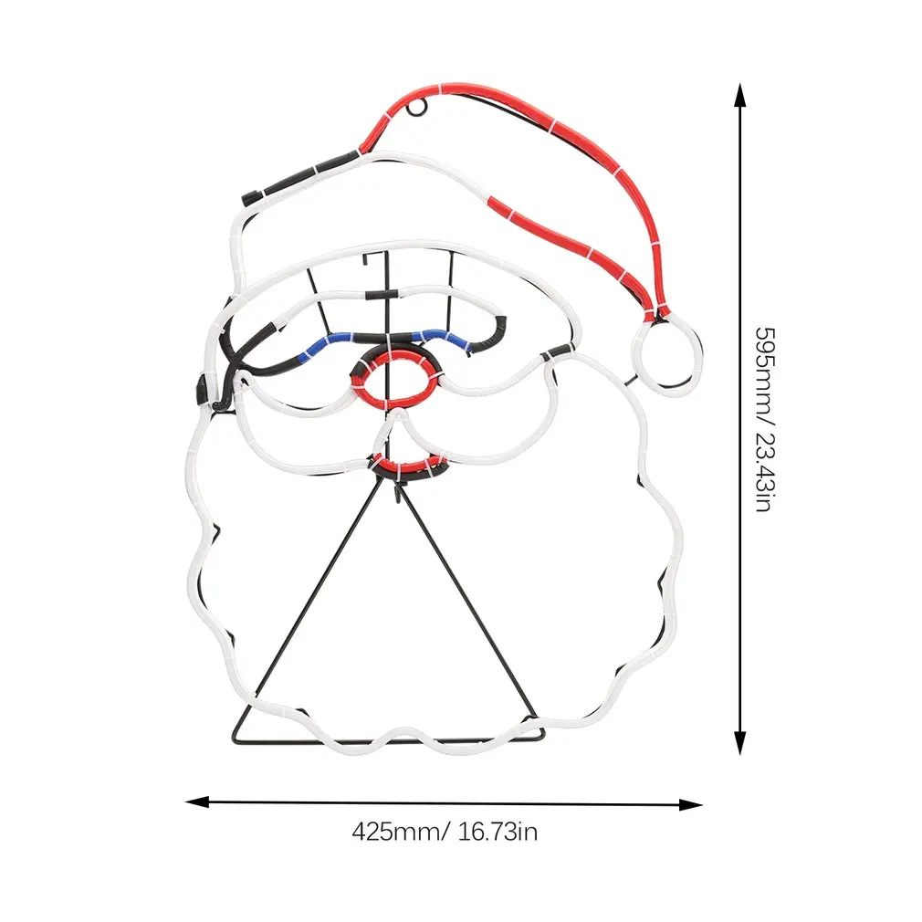 

Cute Animal Night Light Santa Claus Shape Design Room Wall Decorations Home Love Ornament Coffee Bar Mural Crafts