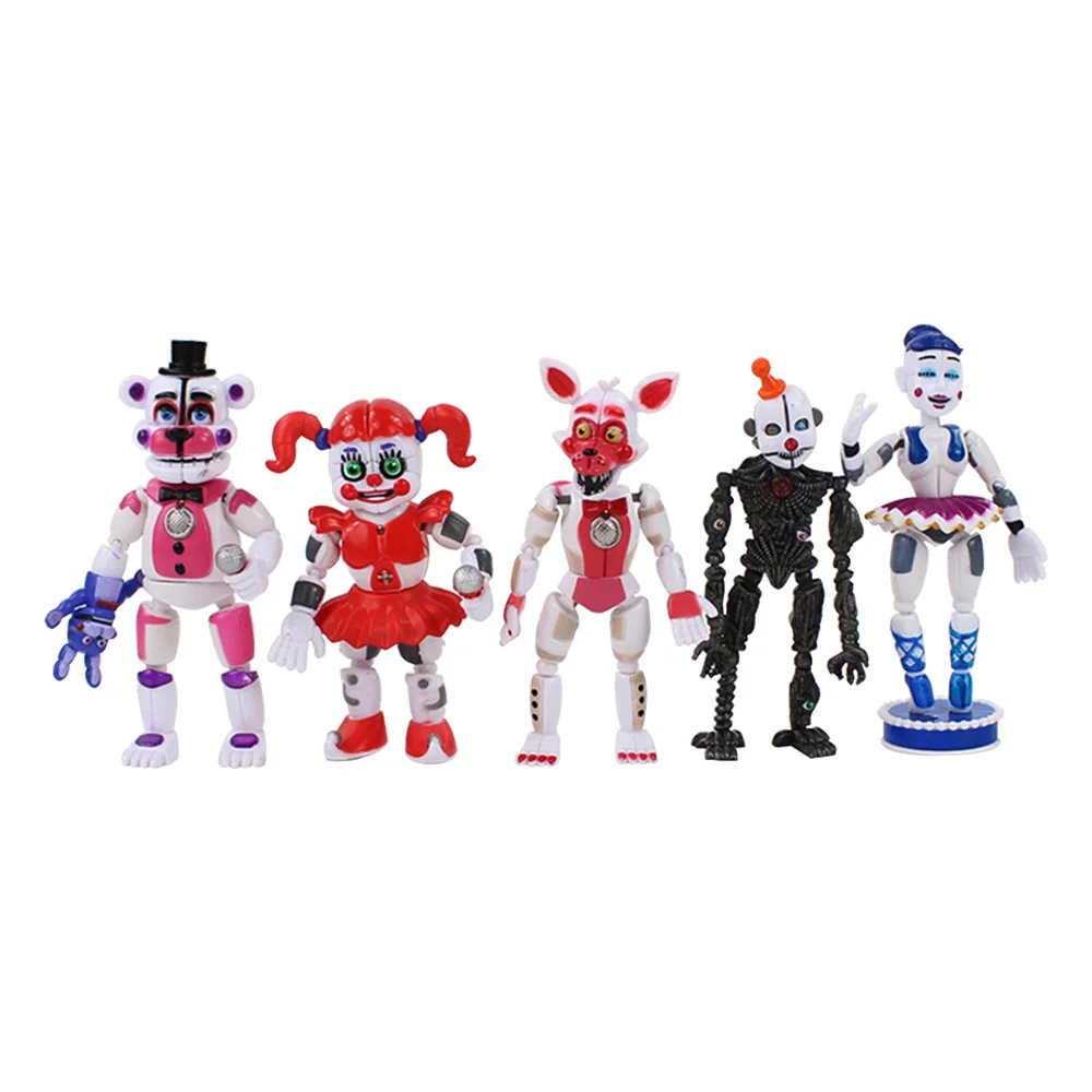 5 джентльменские Животные Медведь Лиса утка кролик с светильник ПВХ подвижные