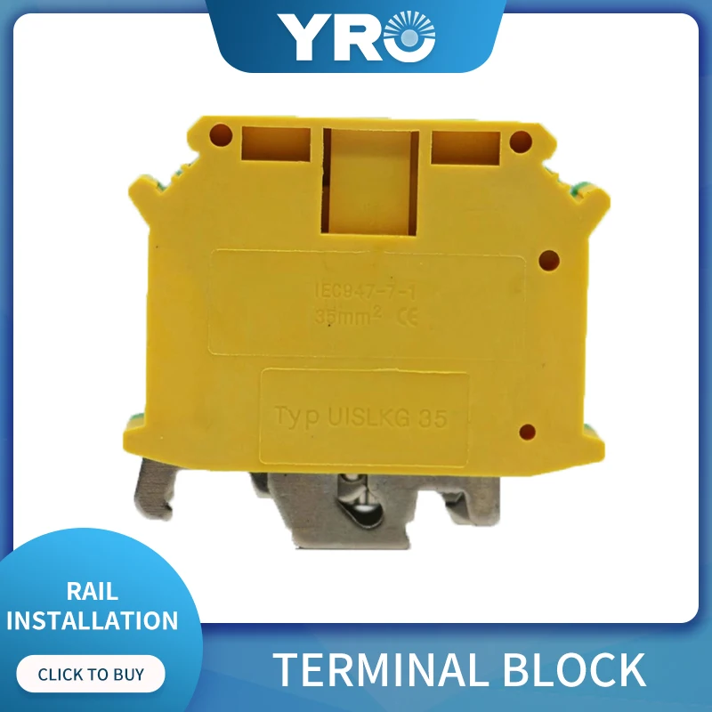 Клеммная колодка на Din рейку магнитный разъем возвратный тип пружинное