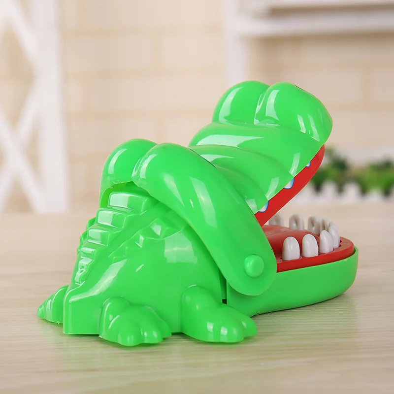 Оригинальная практичная шутка Укус Крокодил рот укус анти-крокодиловой палец