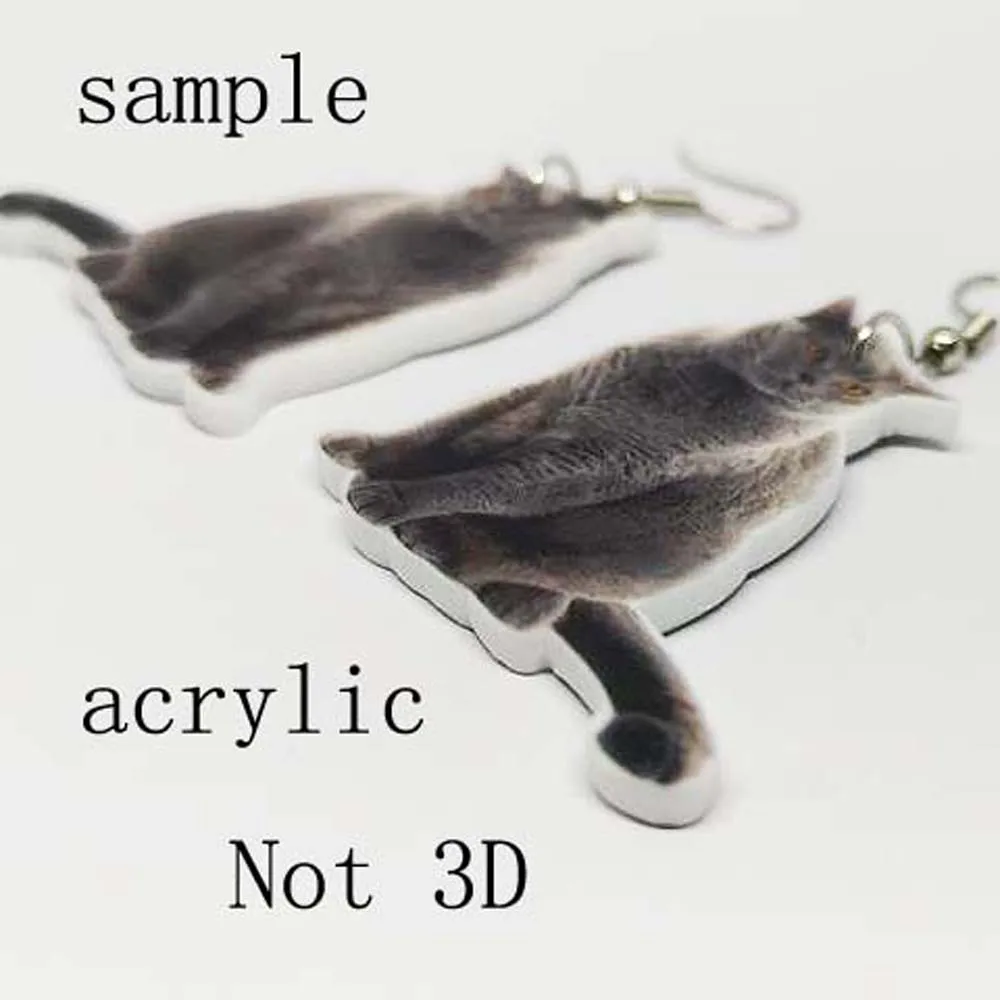 

Shetland sheepdog shelti Acrylic earrings charms for Men Womens animal friends xmas Halloween gift pet toy drop cute earings
