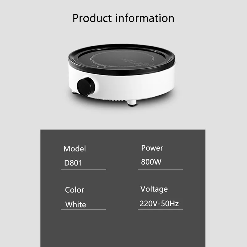 Многофункциональная электрическая плита 220 В мини с горячей тарелкой маленькая