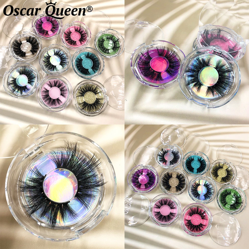 Оптовая продажа драматические 5D норковые ресницы в упаковке накладные пушистые