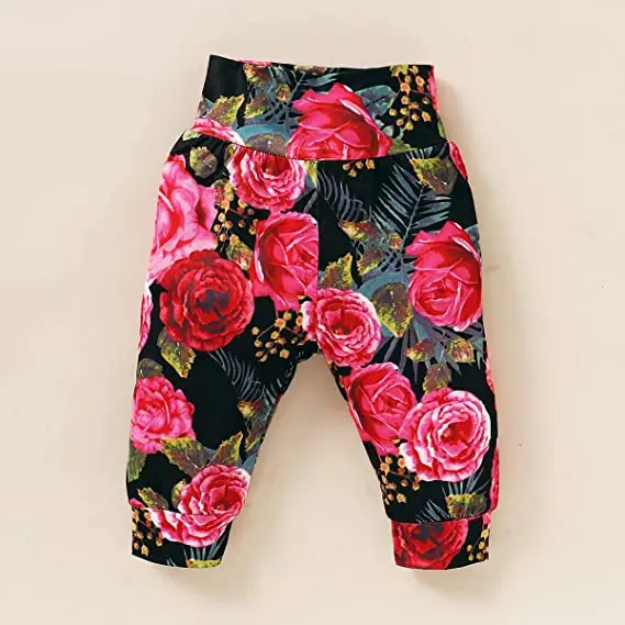 

Baby Girl Clothes Newborn Outfits Infant Romper Floral Pants Cute Toddler Baby Girl Gift Set