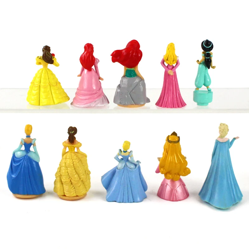 10 шт./компл. Принцесса Белоснежка ПВХ Фигурки игрушки|figure toy|snow whitetoy figure |