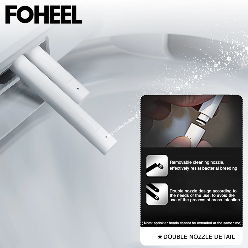 Чехол для биде FOHEEL умное сиденье унитаза со светодиодной подсветкой|Сиденья