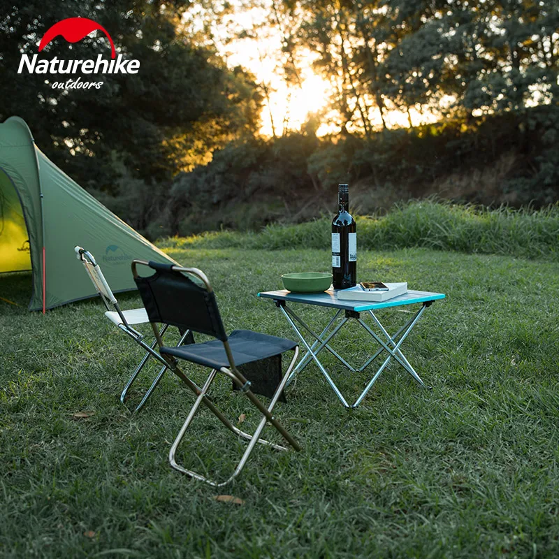 Компактные складные столы NatureHike сверхтонкого качества для кемпинга прочные