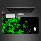 3D резиновый зеленый коврик для мыши для ПК, игровой компьютерный коврик для клавиатуры, мыши, настольные Коврики для геймеров, большие настольные коврики, лидер продаж, игровой коврик
