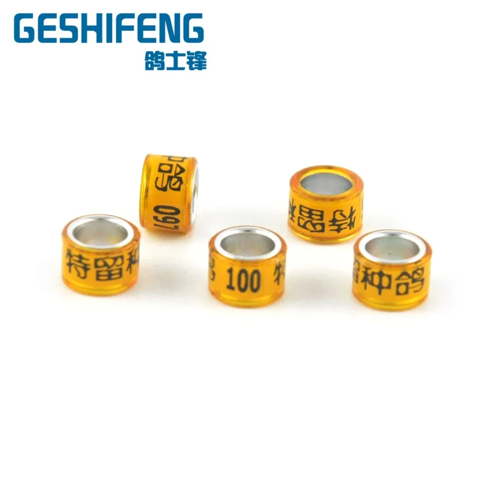 Gsf 7 мм высота персонализированные кольца для маркировки голубей полоски ткани на